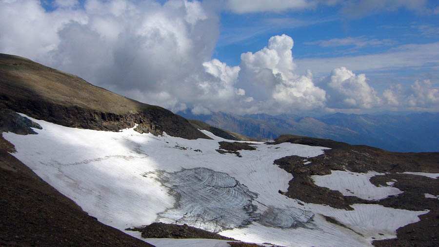Ледник Гутталь-Кес с перевала Шпильманшарте