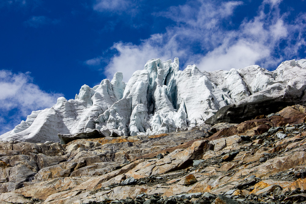 ледопад ледника Аненглечер