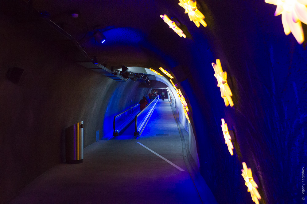 тоннель, посвящённый первому восхожению на Юнгфрау